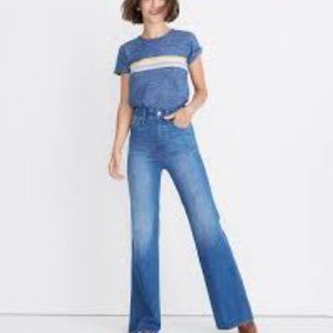 Madewell 11" High-Rise Flare Jeans, Size 30